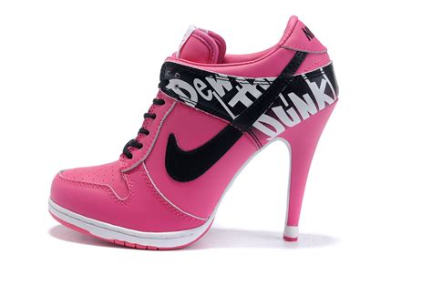 high heeled Nike shoes